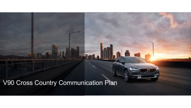 沃尔沃V90CC social communication plan