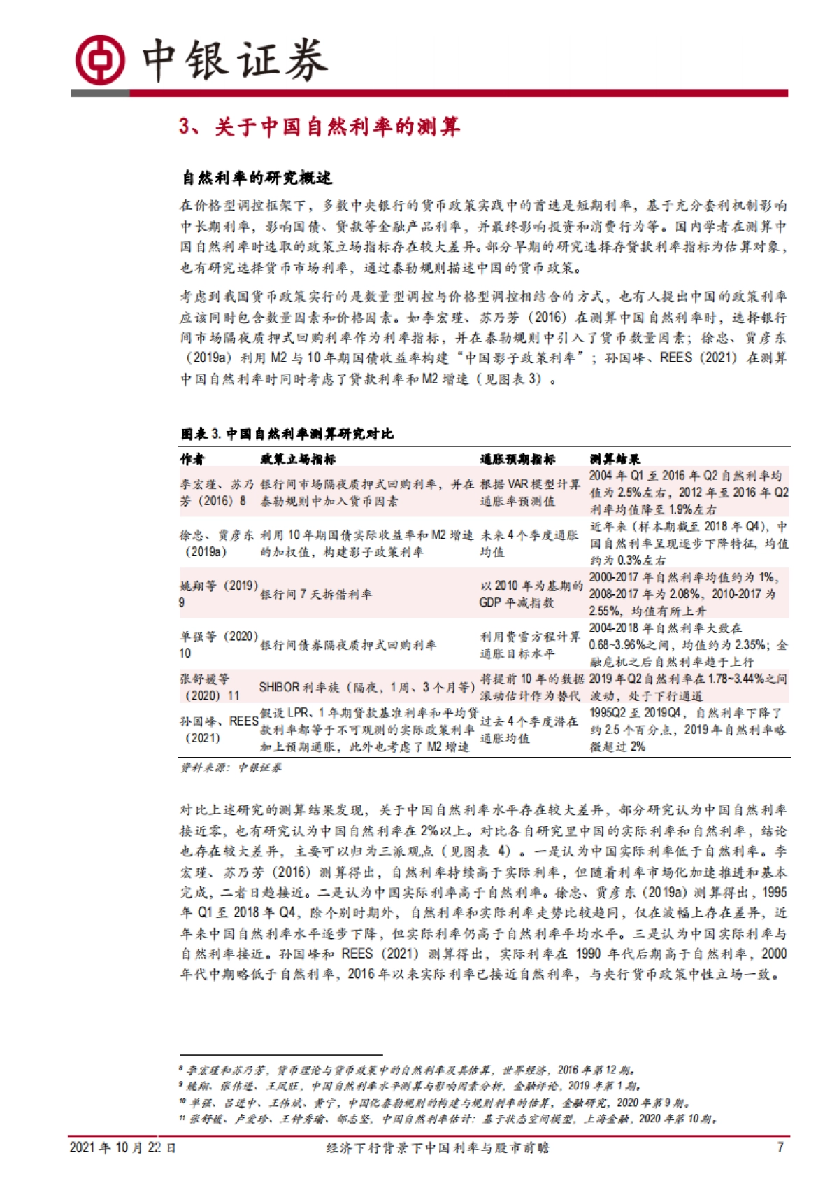 自然利率的视角:经济下行背景下中国利率与股市前瞻_第7页