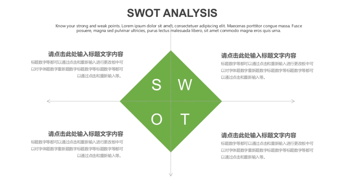 优质SWOT分析PPT模板-55款_第4页