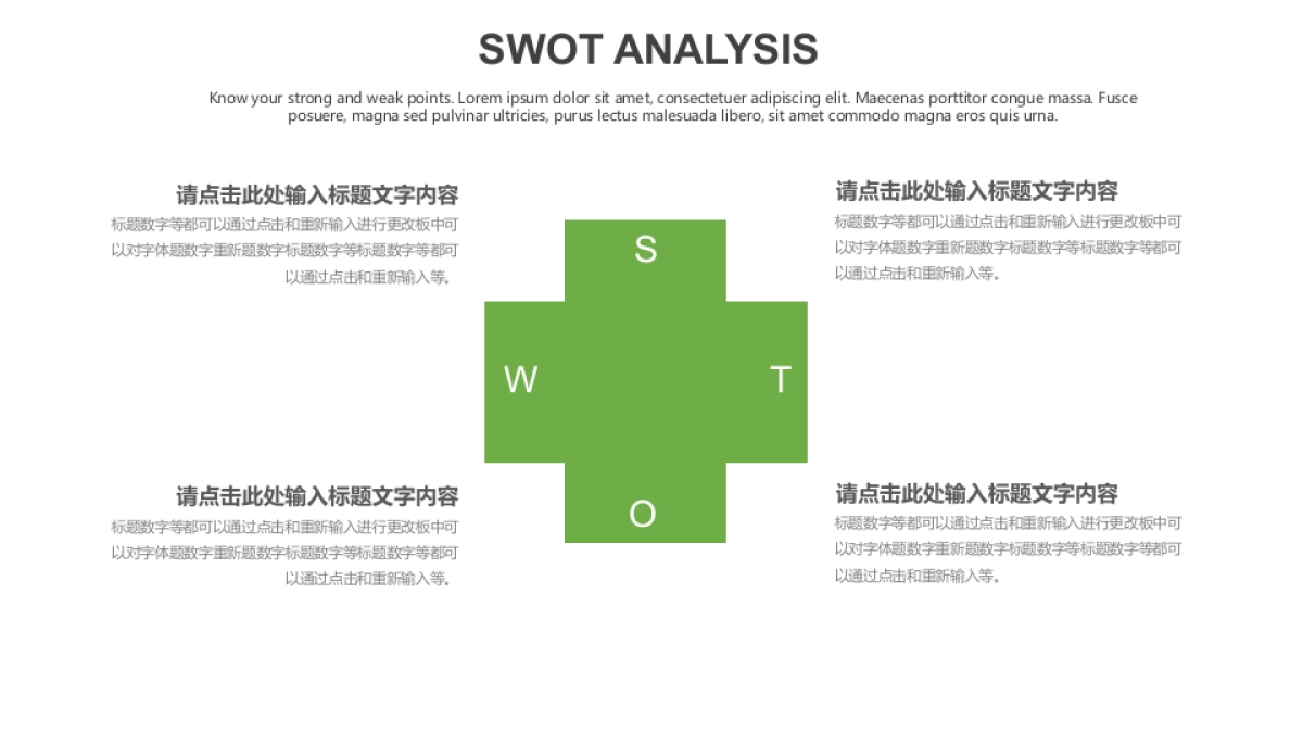 优质SWOT分析PPT模板-55款_第9页