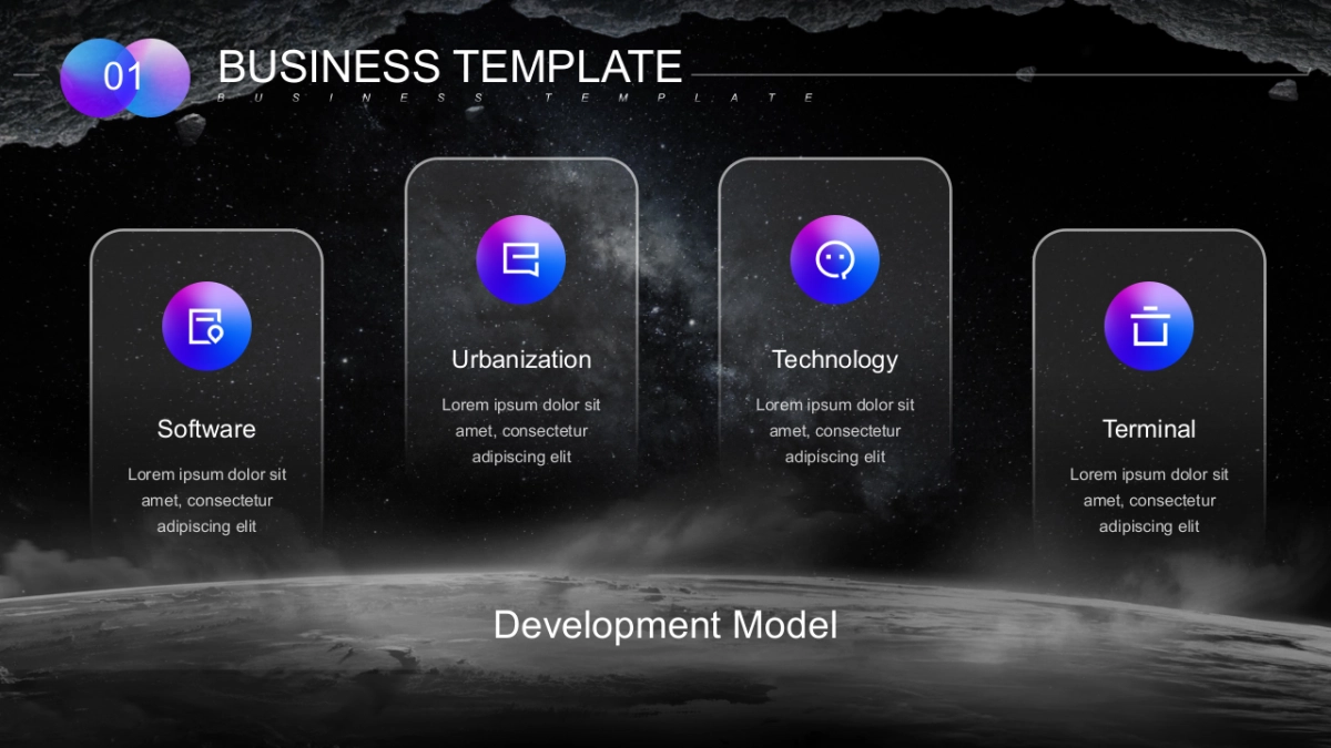 精选科技感ppt-12_第10页