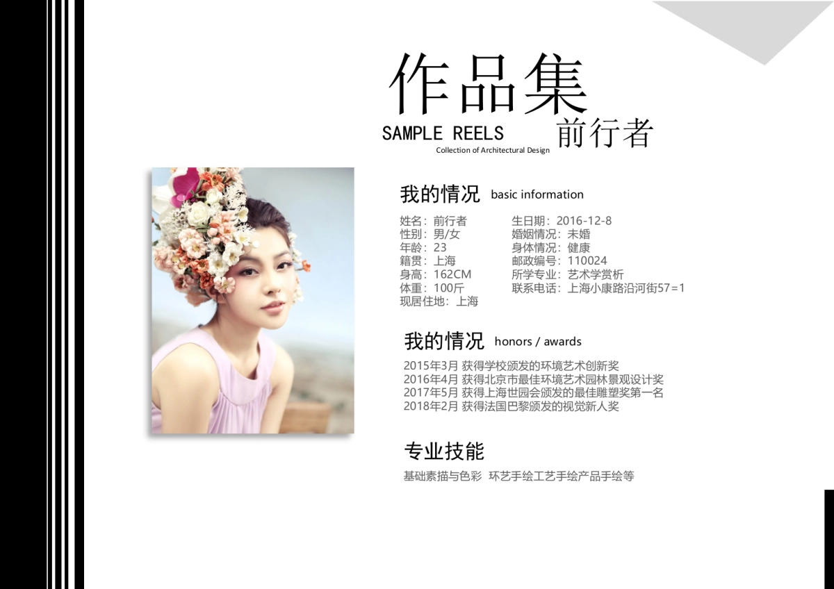 73作品简历_第2页