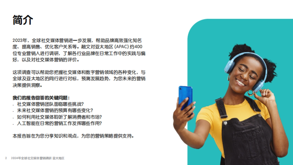 融文:2024年全球社交媒体营销调研-亚太地区_第2页