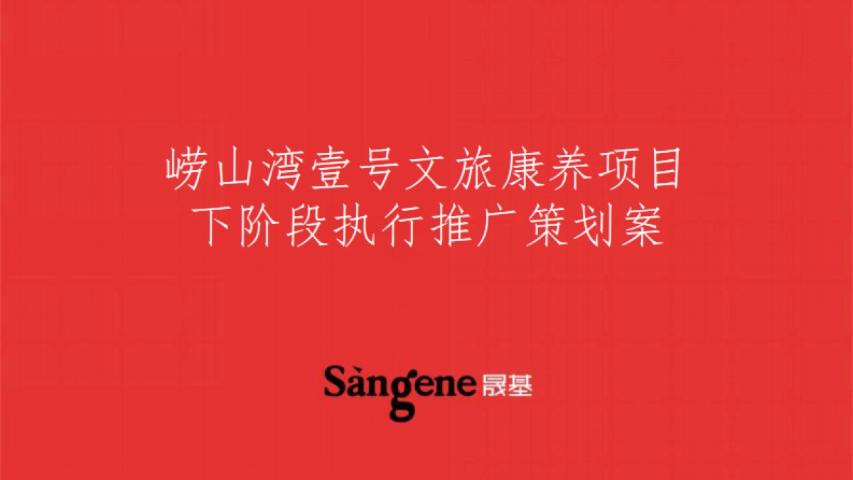 文旅康养项目阶段执行推广策划案_第1页