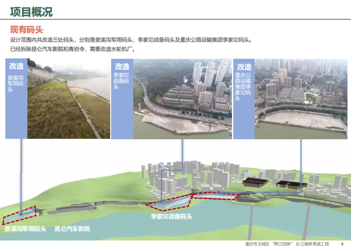 2021主城区“两江四岸”治理提升贯通工程-长江南岸线方案设计 李家沱段方案设计（城市更新改造）_第8页