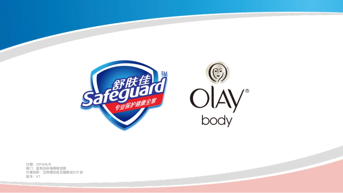 OLAY&舒肤佳五维图视觉表现_第1页