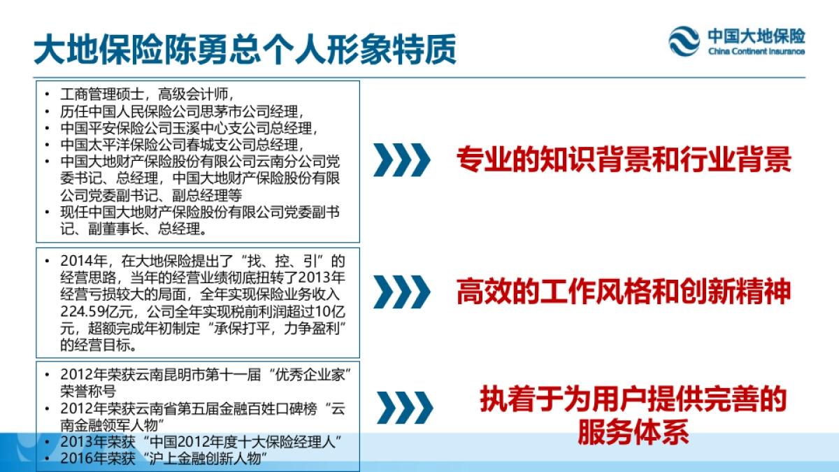 中国大地保险领导人包装方案_第7页