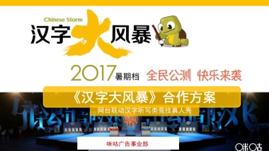 汉字大风暴合作方案