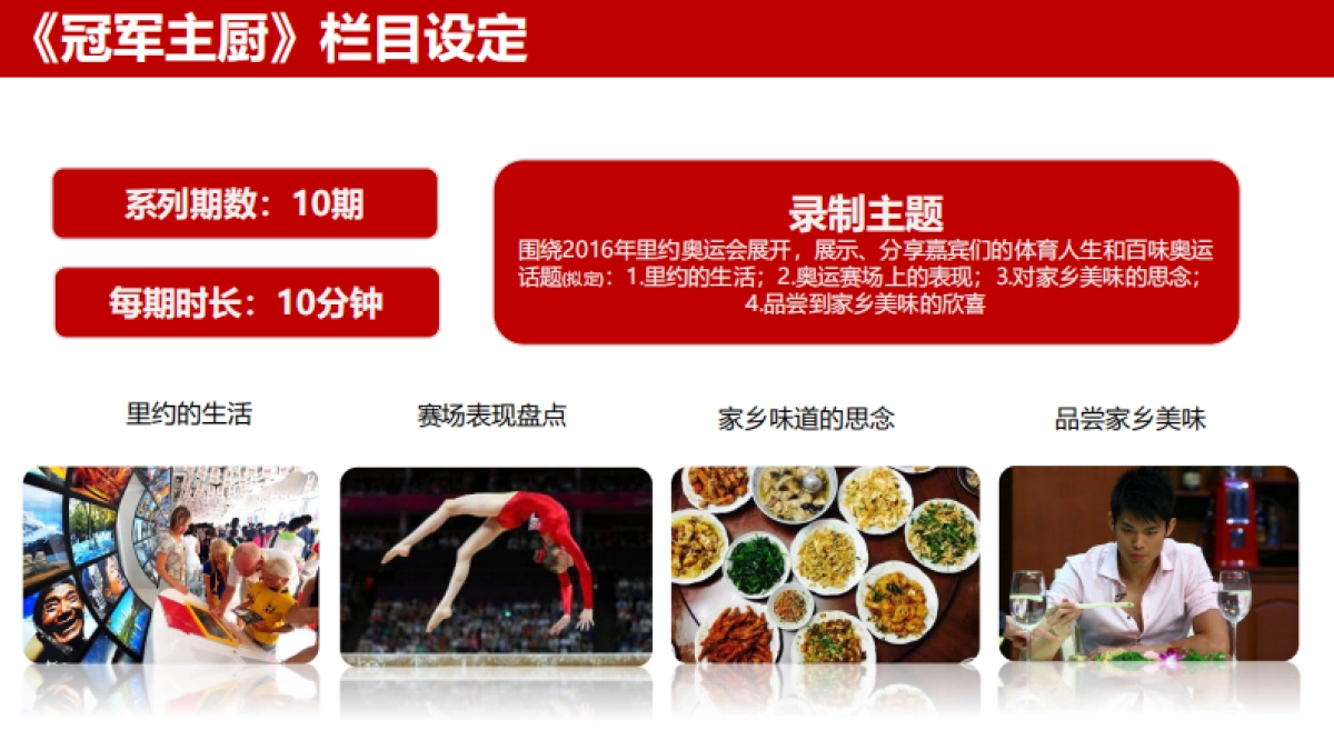 爱奇艺-奥运《冠军主厨》栏目招商方案_第3页