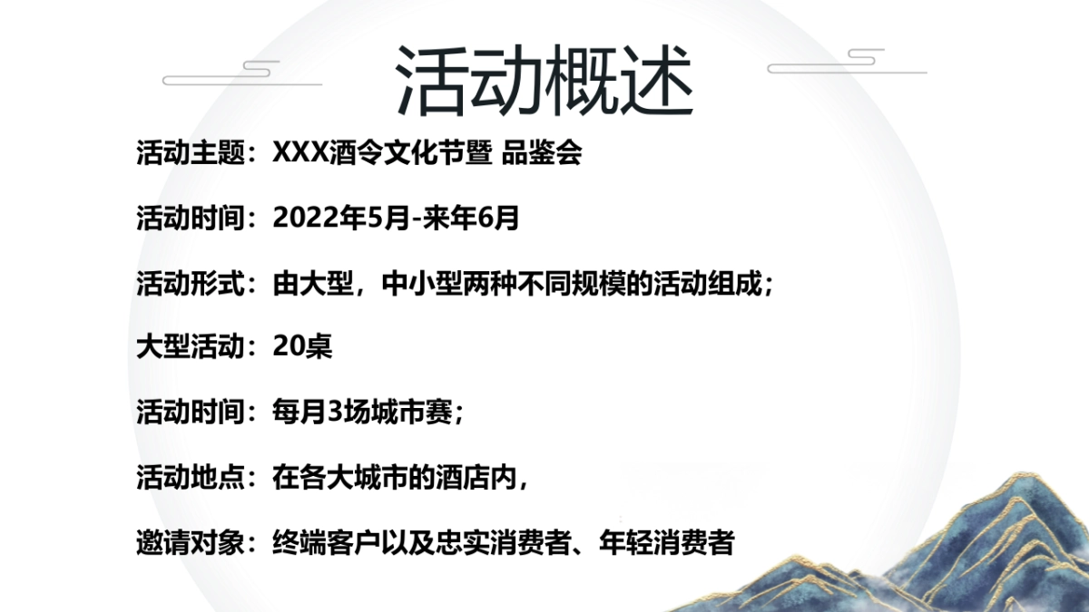 2022白酒品牌酒令文化节暨品鉴会活动执行方案_第6页