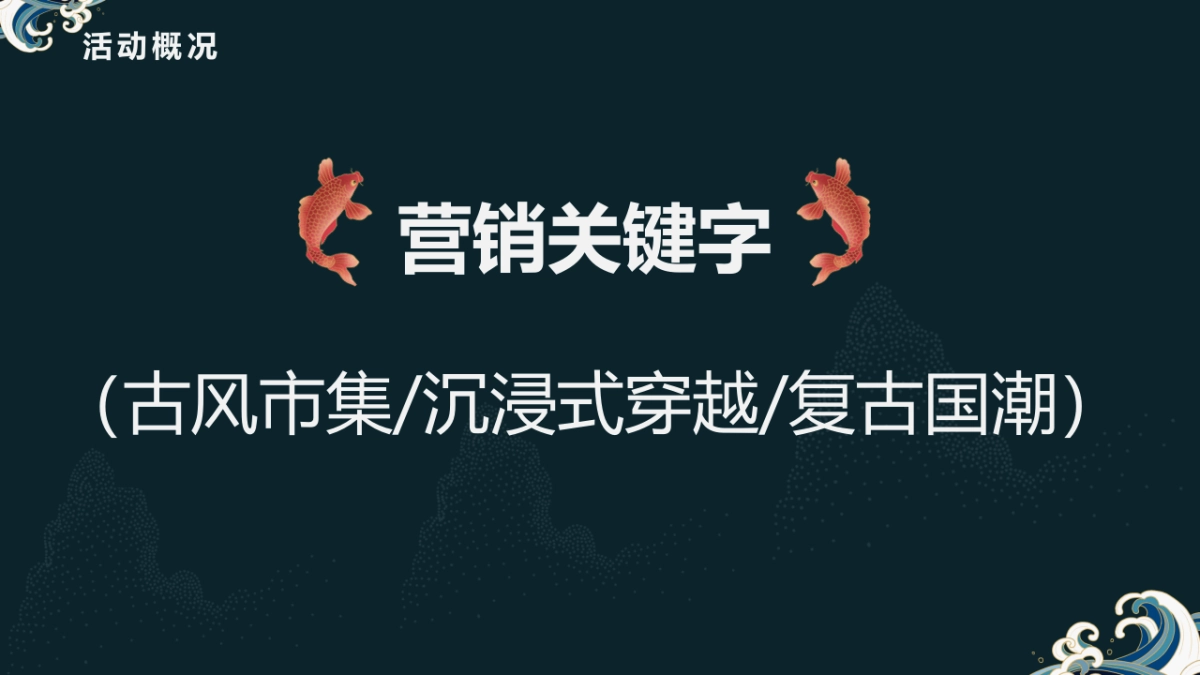 2020文旅项目古镇国潮市集（十二时辰吉市已到主题）活动策划方案_第9页
