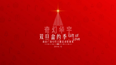 2019商场广场12月专场“奇幻华宇 双旦盒约季”活动策划方案