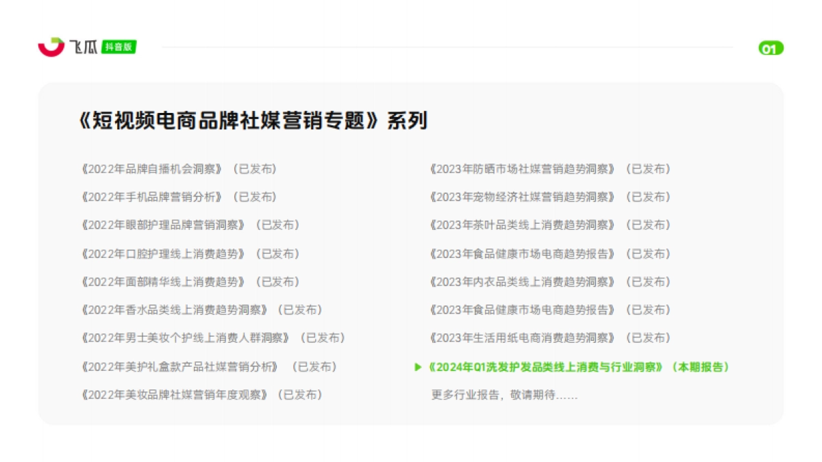 飞瓜数据：2024年Q1洗发护发品类线上消费与行业洞察报告_第2页
