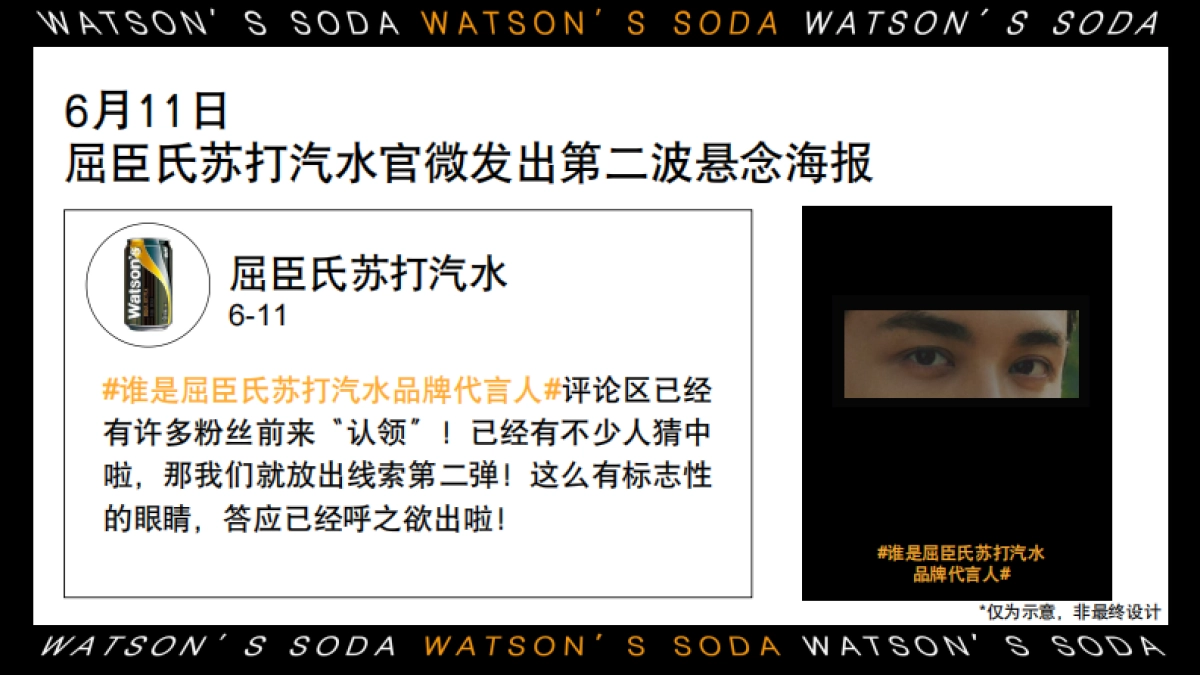 屈臣氏原味苏打水代言人官宣传播执行案_第9页