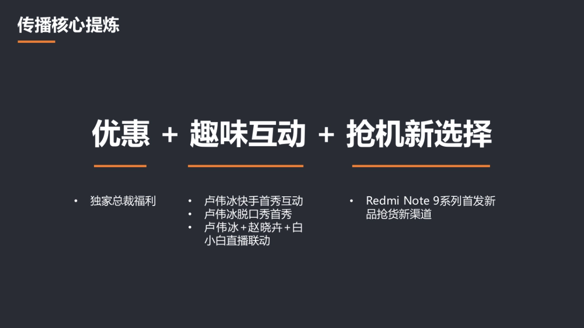 小米总裁卢伟冰直播首秀传播方案本_第9页
