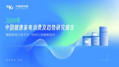 36氪研究院：2024年中国健康家电消费洞察及趋势研究报告