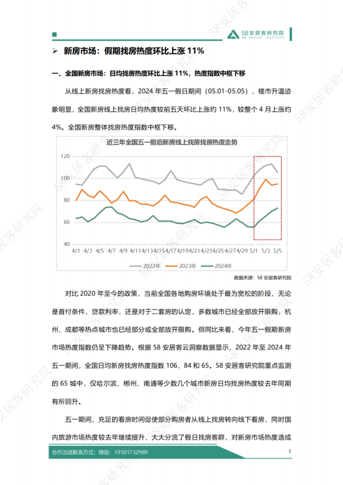 58安居客研究院：2024年五一假期楼市报告_第2页