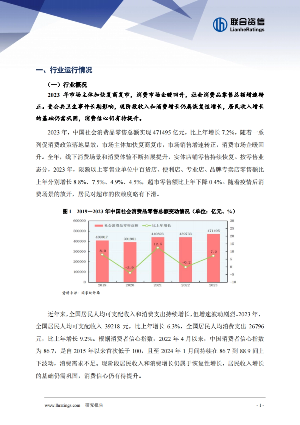 联合资信:2024年零售行业信用风险展望_第2页