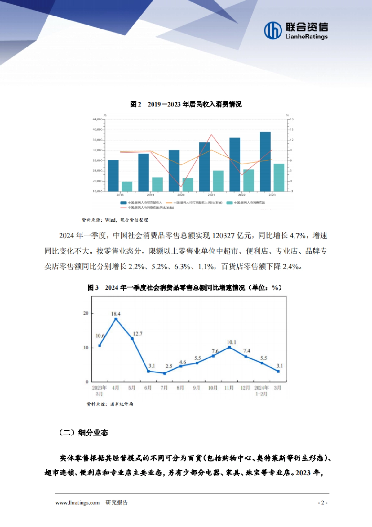 联合资信:2024年零售行业信用风险展望_第3页