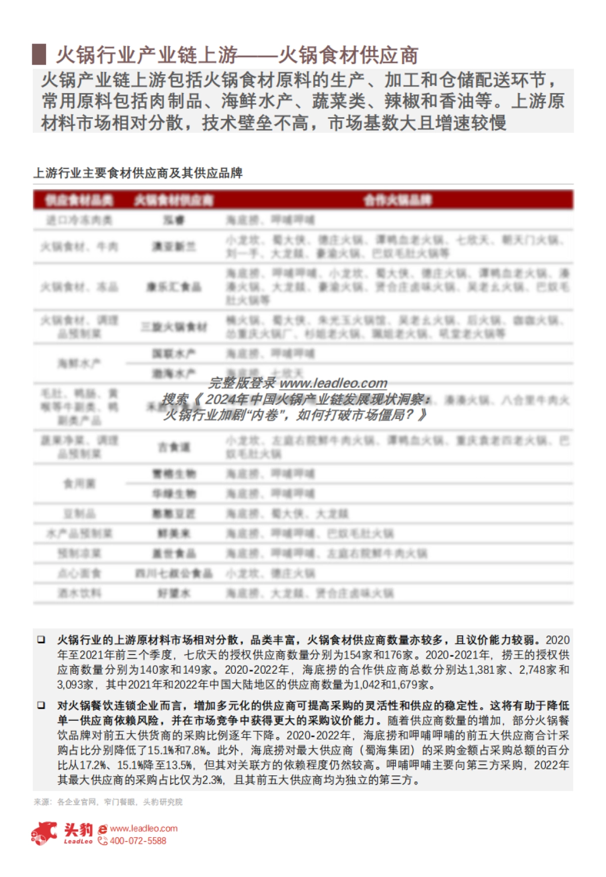 头豹：2024年中国火锅产业链发展现状洞察-火锅行业加剧“内卷”-如何打破市场僵局？（摘要版）_第7页