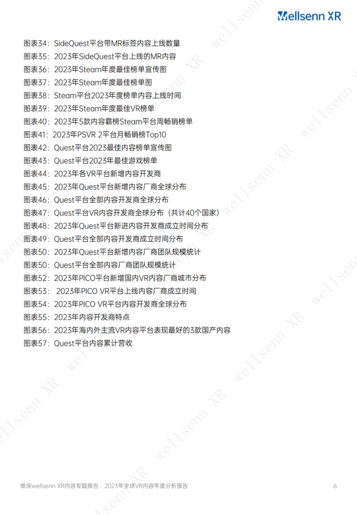 维深(Wellsenn):2023年全球VR内容年度分析报告_第6页