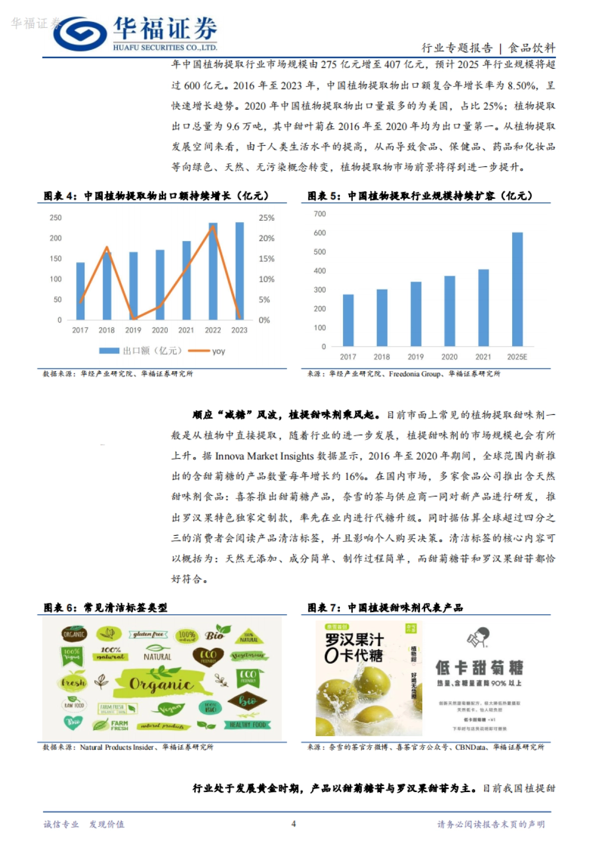 华福证券：食品饮料-植提甜味剂专题-快速扩容的代糖黄金赛道_第4页