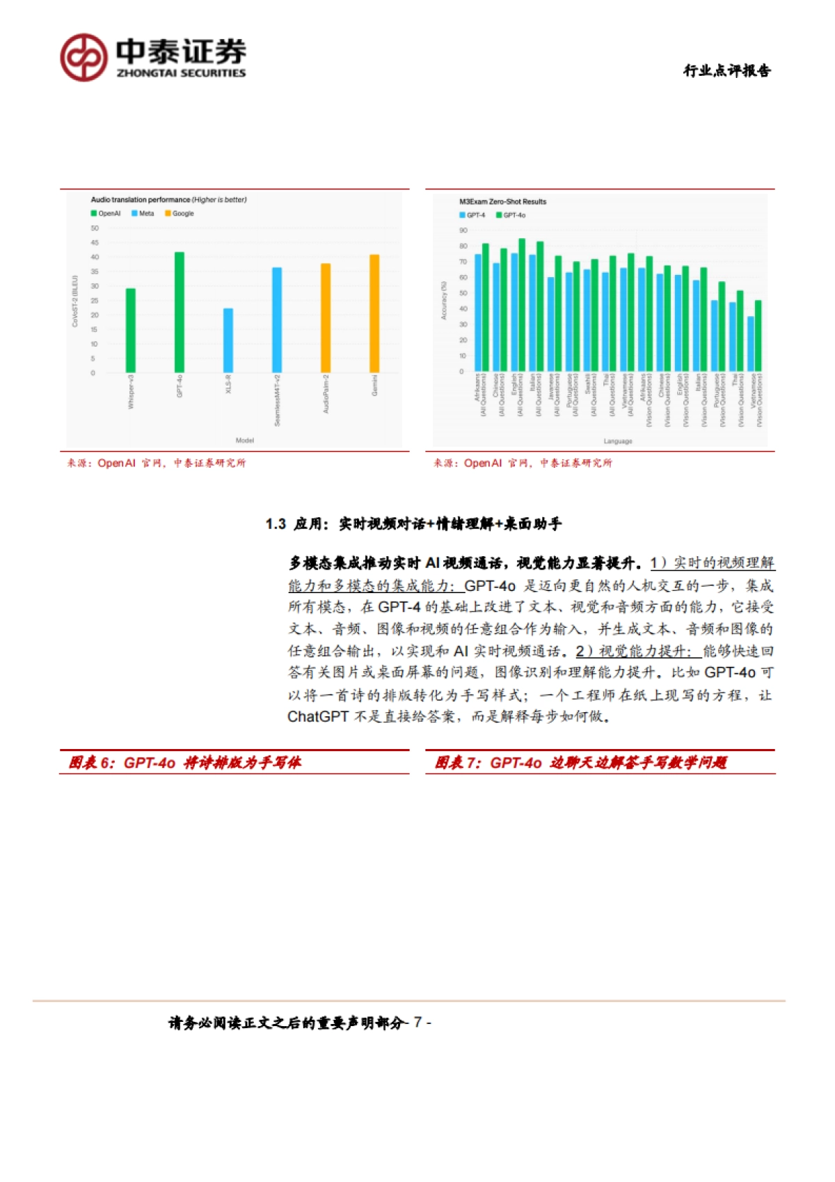 计算机行业点评报告-中泰科技：AI大模型群星闪耀，解锁全新体验_第7页