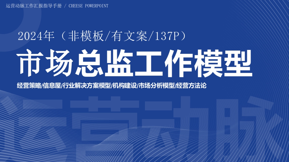 市场总监工作模型PPT_第1页