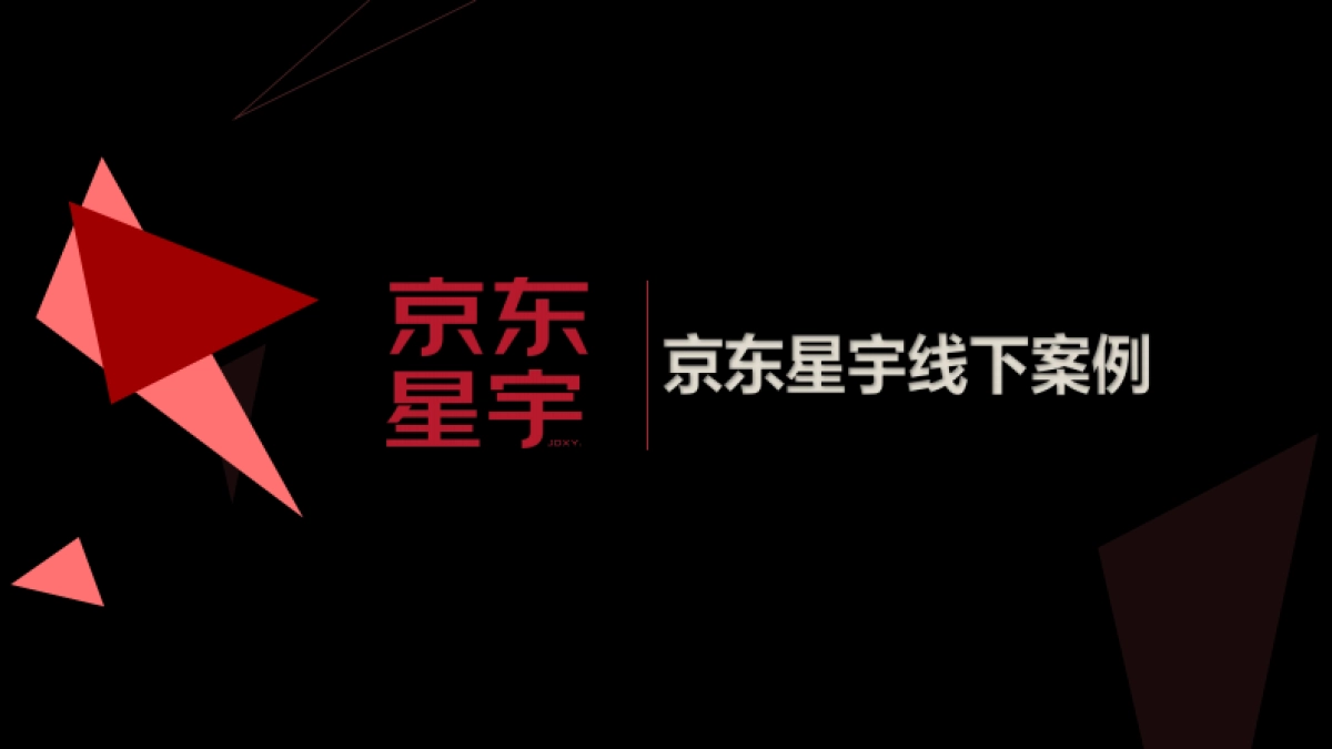 京东星宇介绍及线下案例_第1页