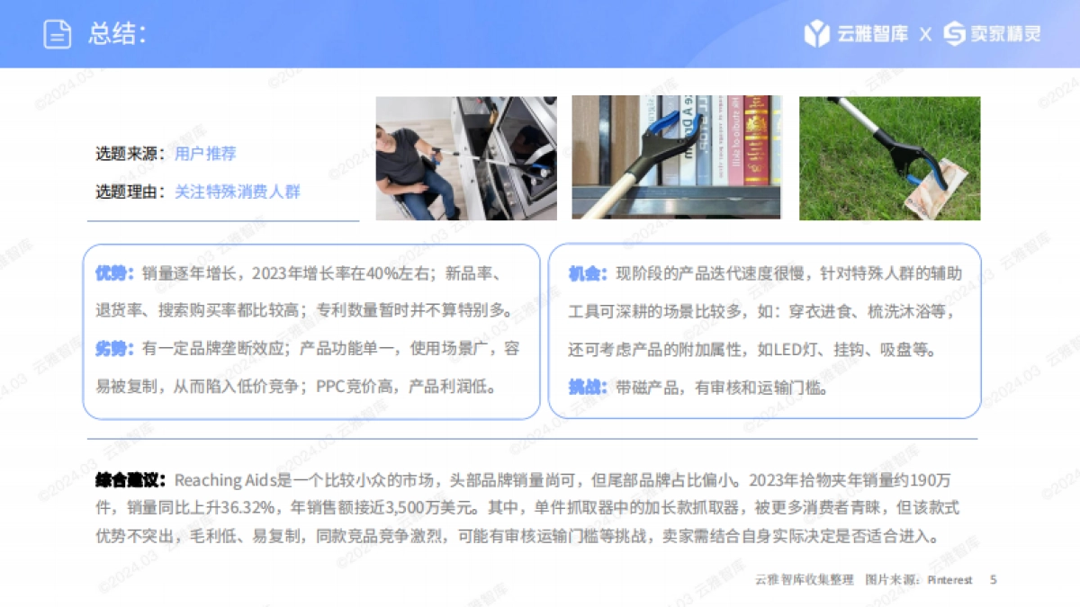 云雅智库&卖家精灵：2024拾物夹市场报告_第5页