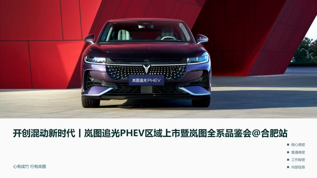 2024岚图汽车区域上市暨岚图全系品鉴会（开创混动新时代主题）活动策划方案_第1页