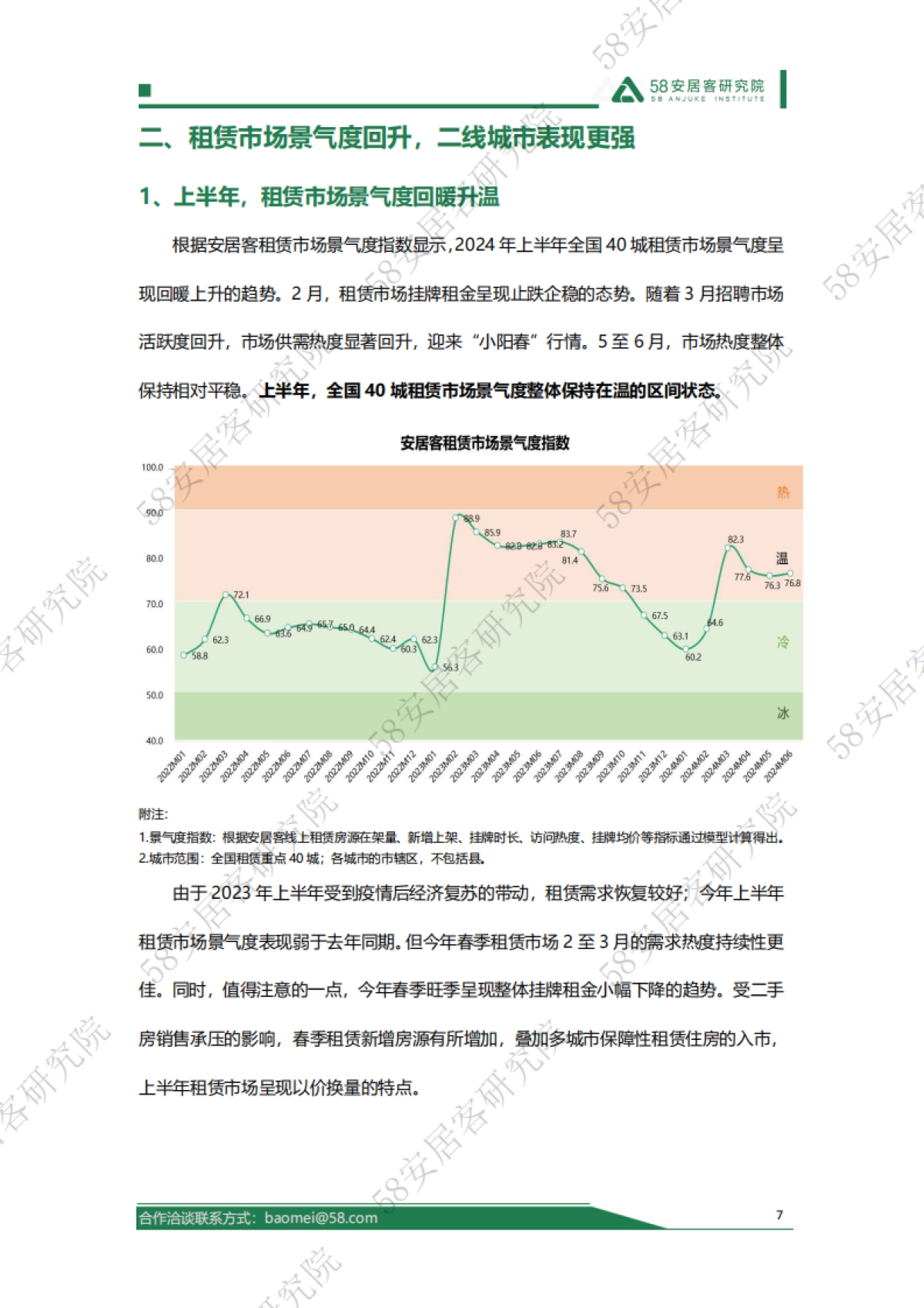 58安居客研究院：2024年上半年全国租赁市场报告_第7页