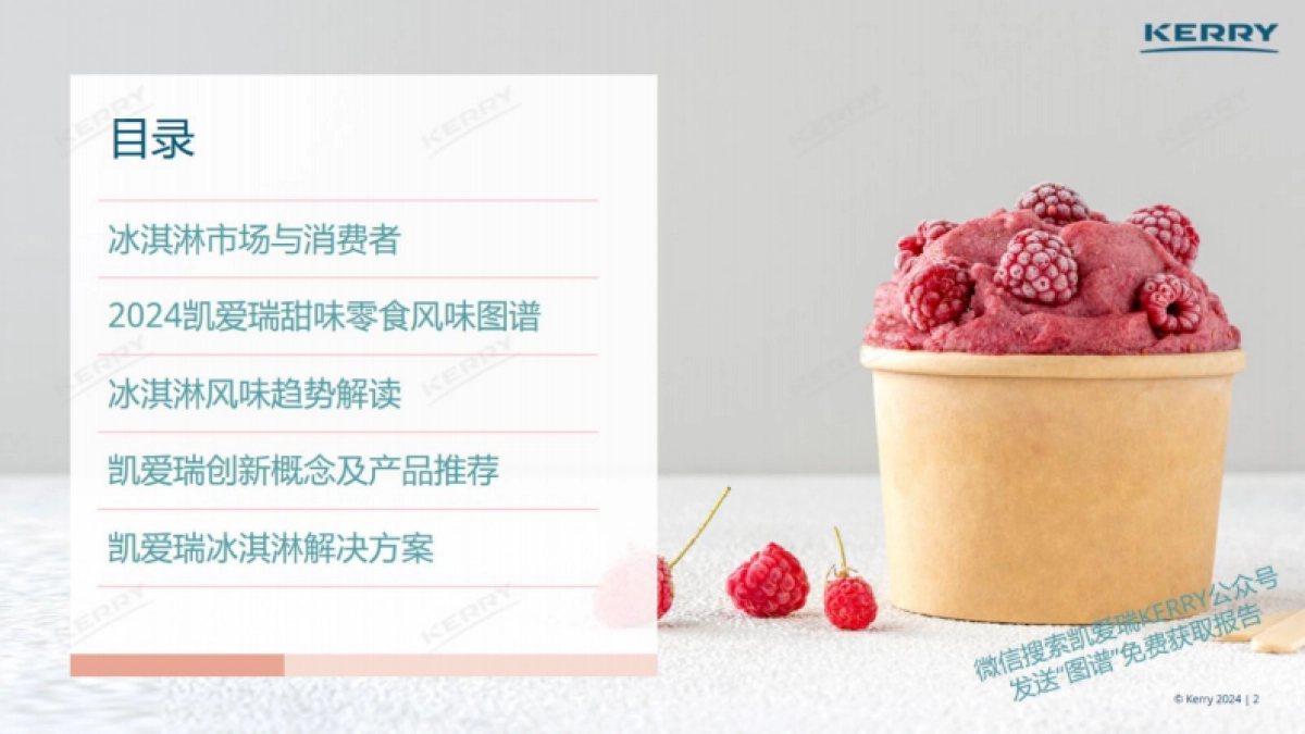 凯爱瑞：2024中国风味图谱-冰淇淋创新前沿趋势报告_第2页