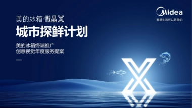 美的冰箱城市探鲜计划创意视觉提案