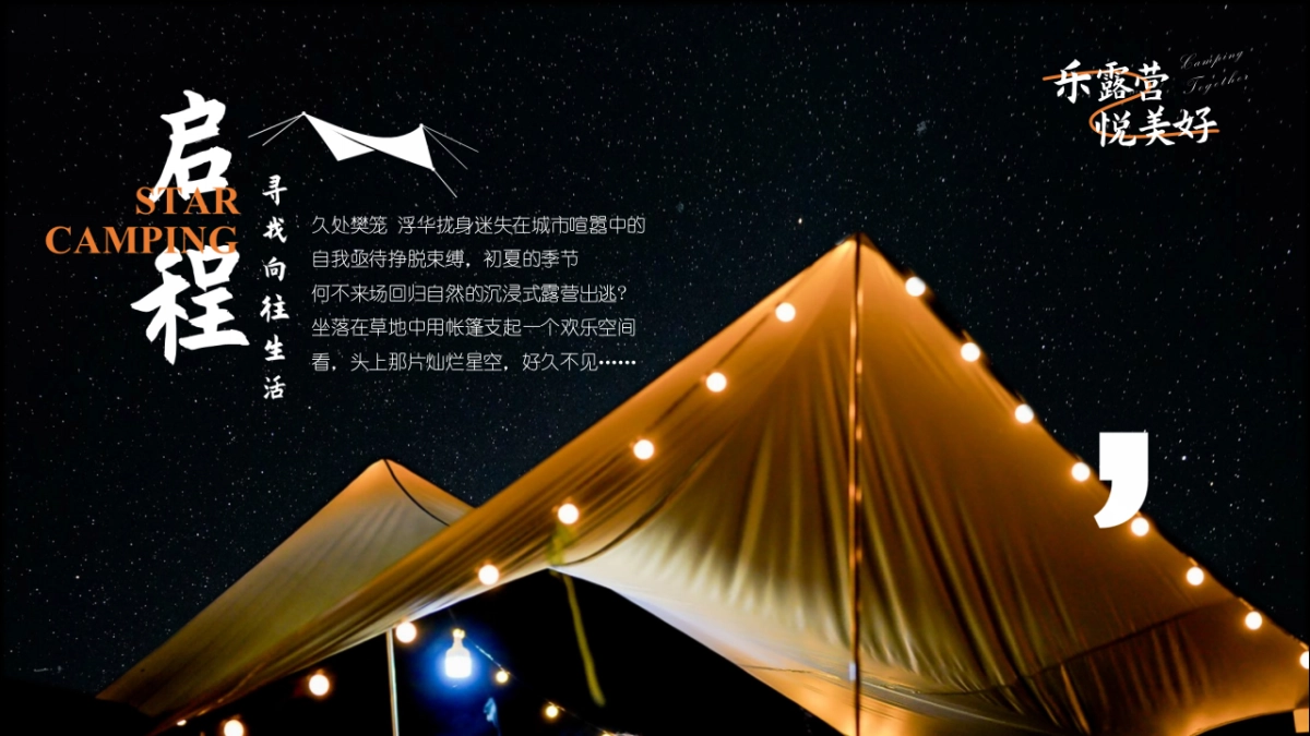 地产项目夏日星空美食露营节“乐露营·悦美好”活动策划方案_第2页
