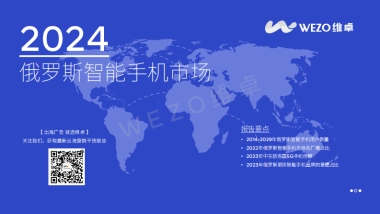维卓：2024俄罗斯智能手机市场报告
