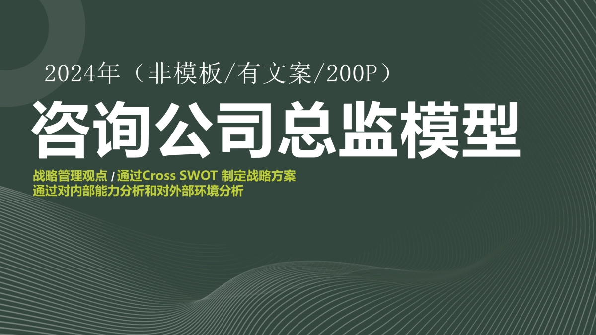 咨询公司模板_第1页