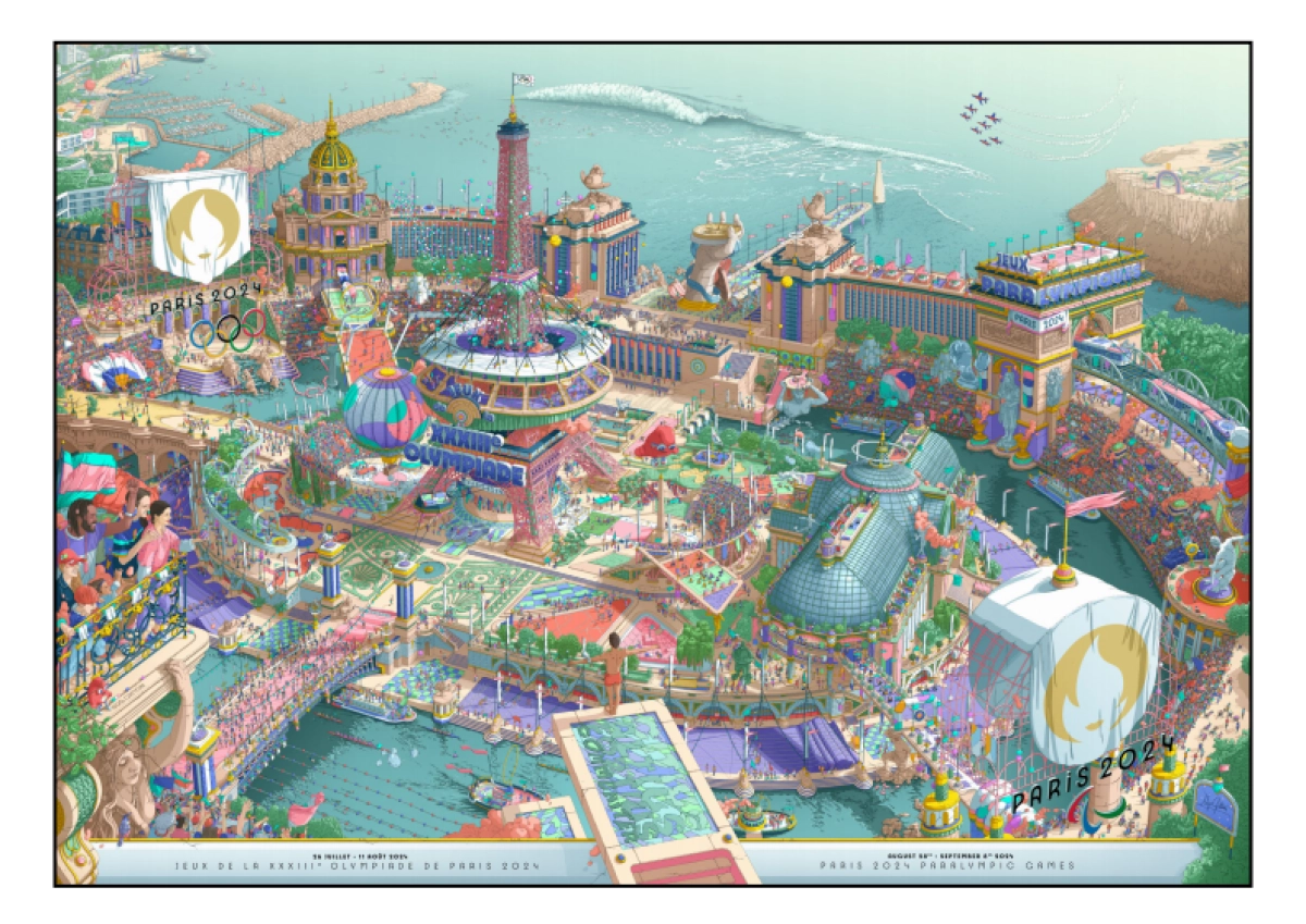 2024巴黎奥运会官方海报_第4页