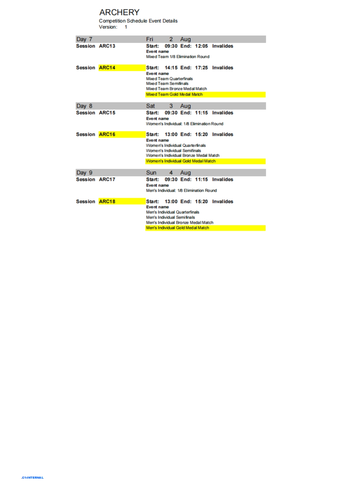 Paris 2024_Press kit_Olympic Games competition schedule_第5页