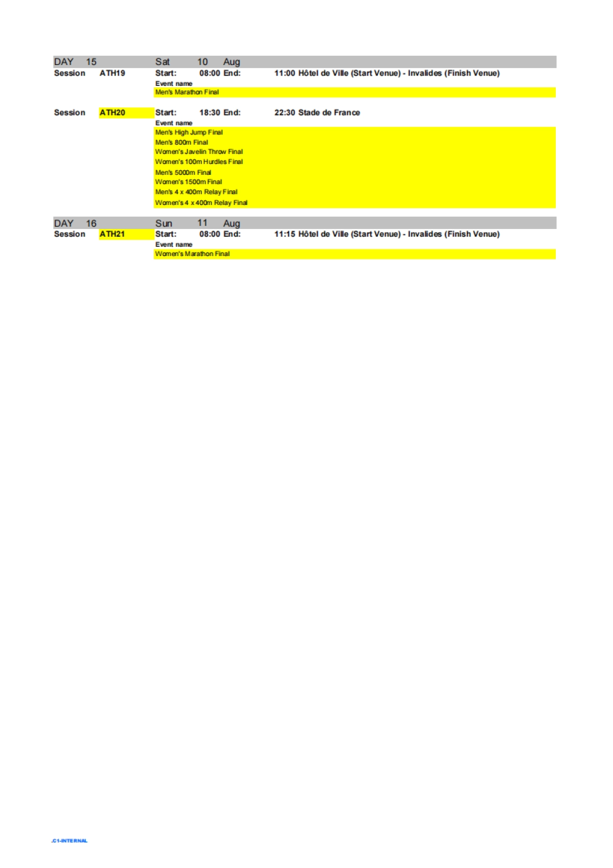 Paris 2024_Press kit_Olympic Games competition schedule_第9页