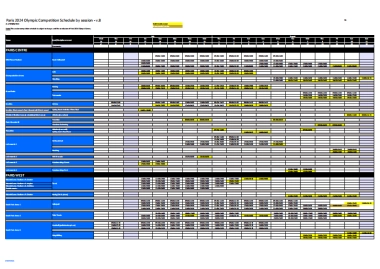 Paris 2024_Press kit_Olympic Games competition schedule