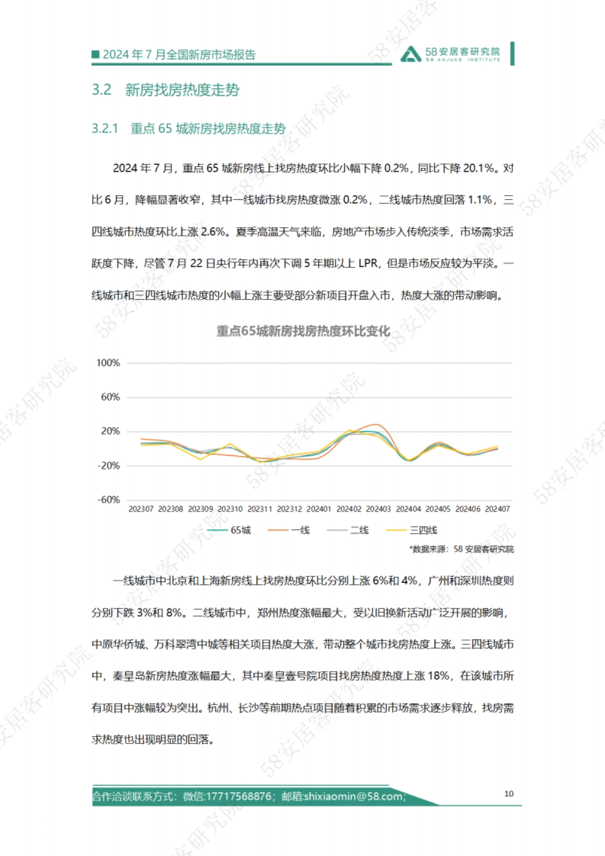58安居客研究院:2024年7月全国新房市场报告_第10页