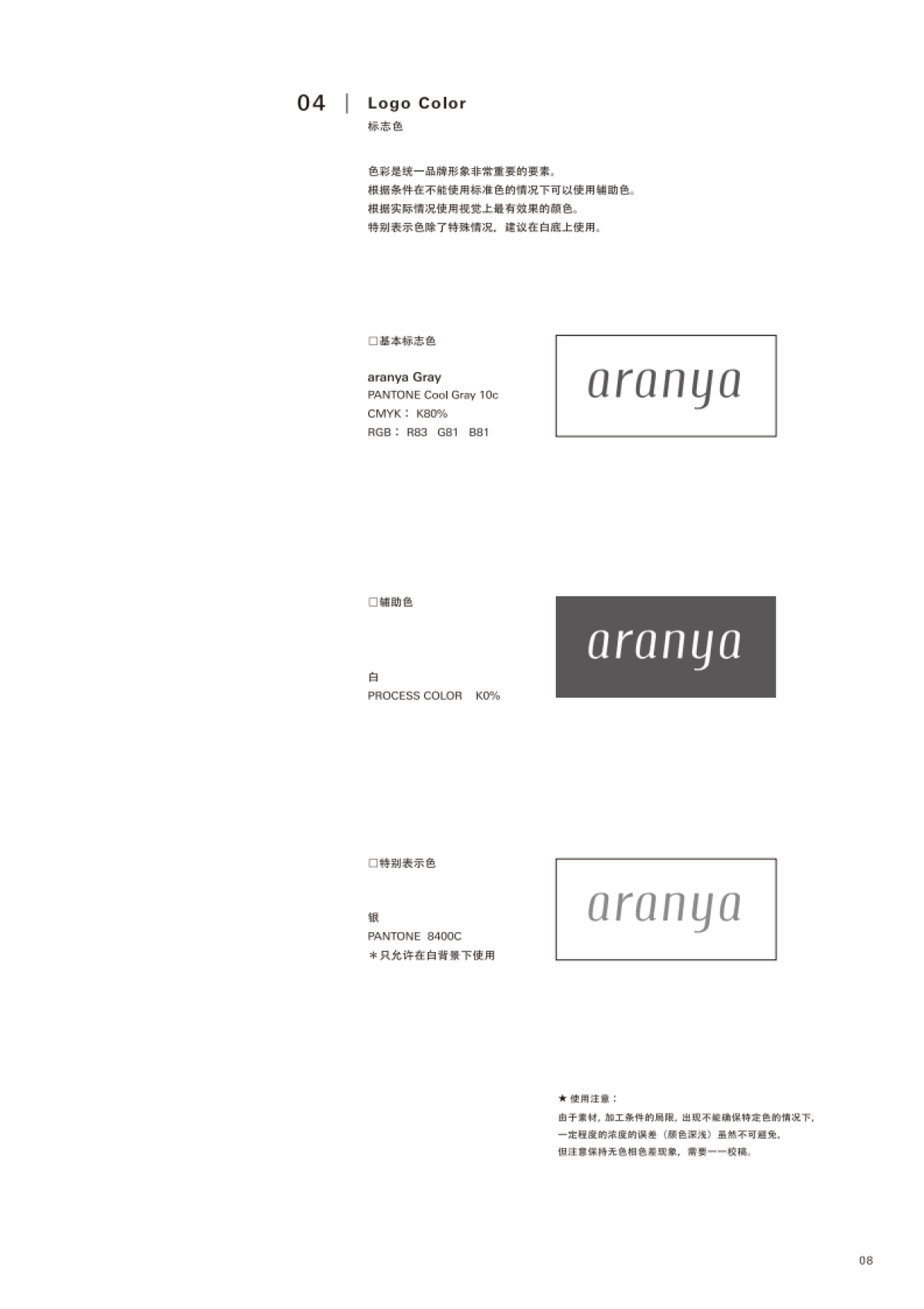 阿那亚品牌视觉识别手册_第8页