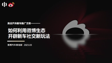 高合汽车新车上市推广方案