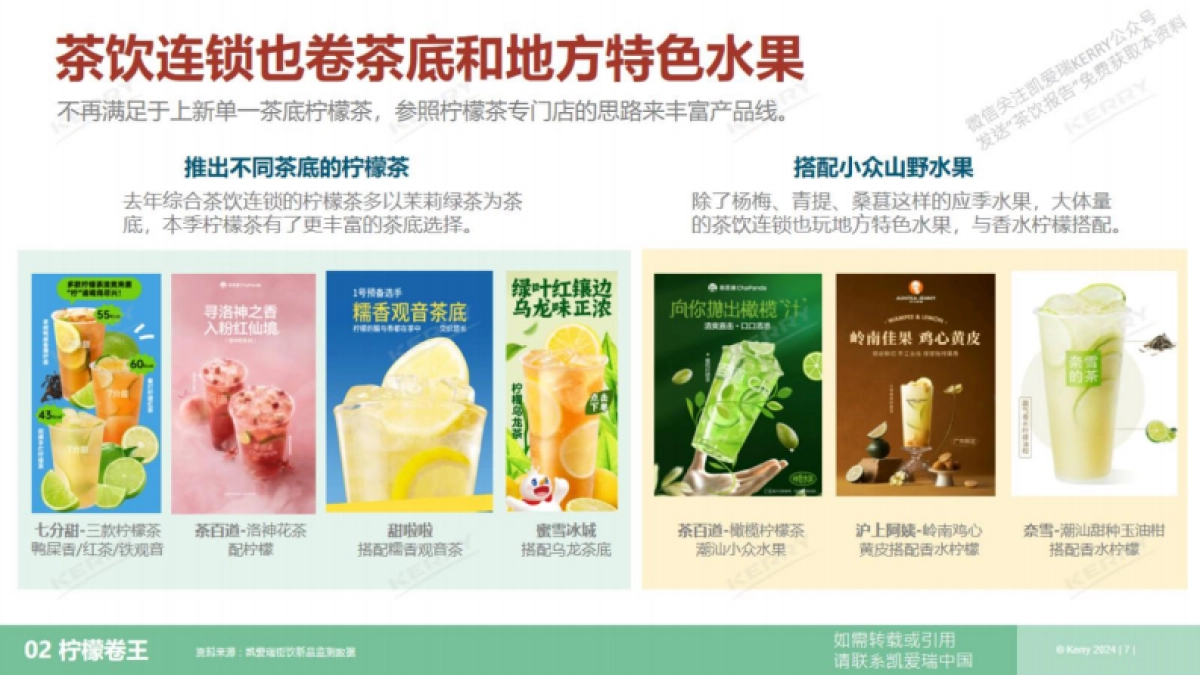 凯爱瑞：2024年2季度茶饮观察季报_第7页