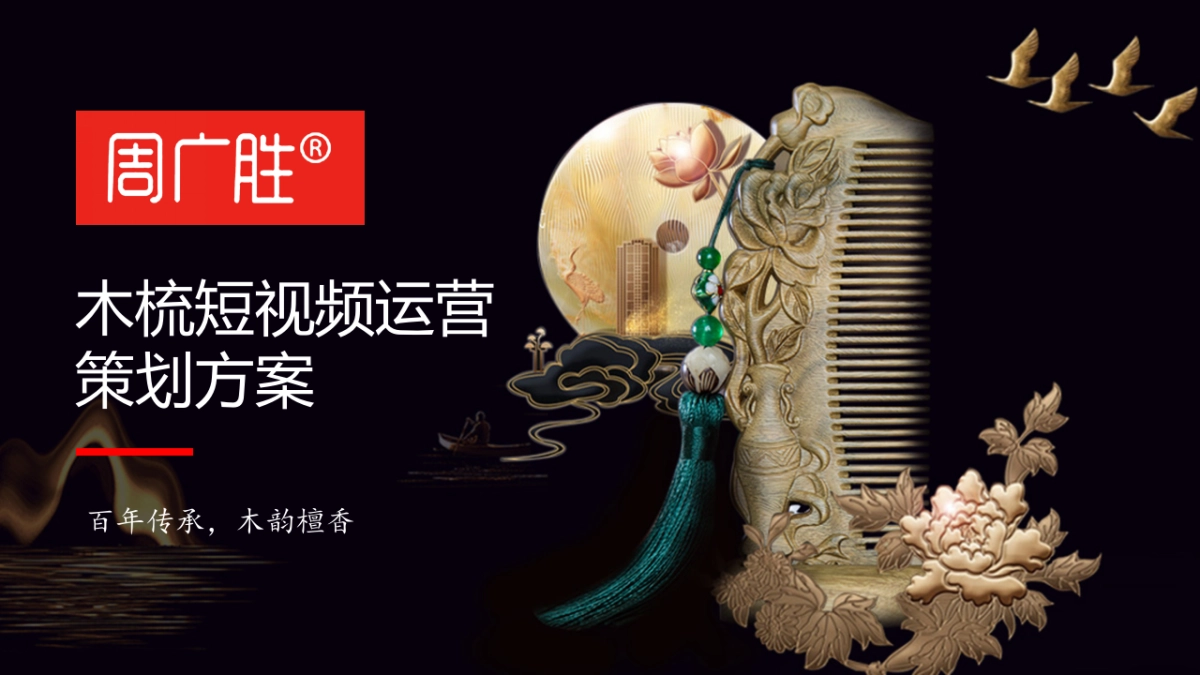 传统木梳品牌短视频运营策划方案_第1页