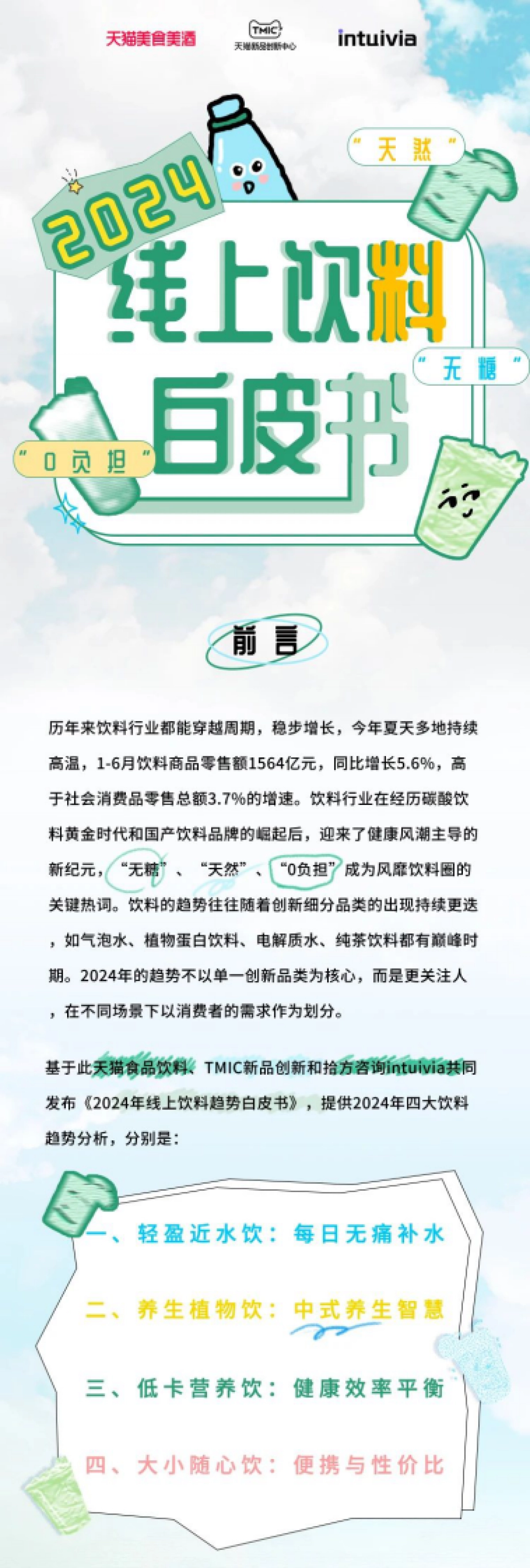 天猫&TMIC&Intuivia：2024线上饮料趋势白皮书_第1页