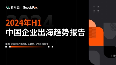 【有米云】2024年H1中国企业出海趋势报告