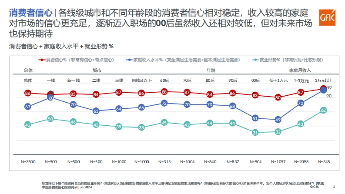 GfK：2024上半年中国消费者信心跟踪调研报告（第八期）_第2页