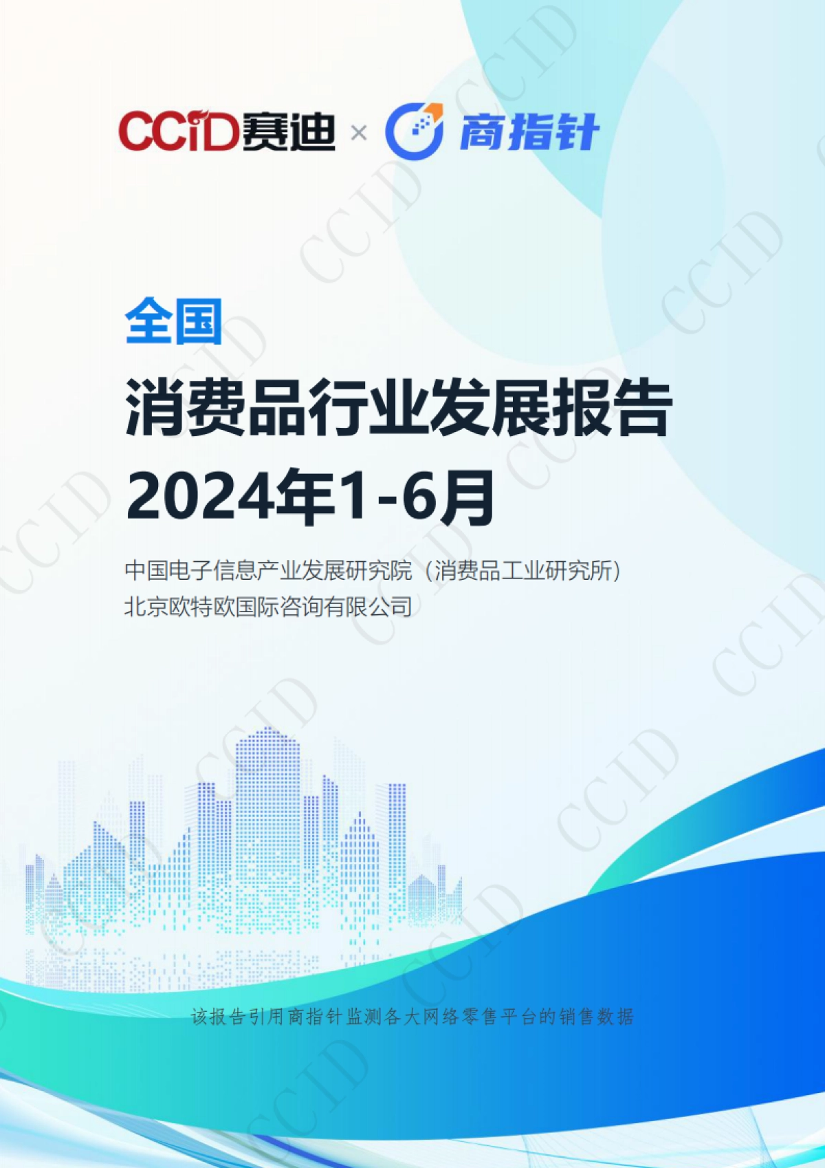 2024年1-6月全国消费品行业发展报告_第1页